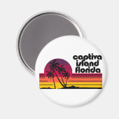 Captiva Island Florida Magnet (Vorderseite/Rückseite)