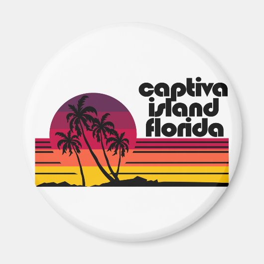 Captiva Island Florida Magnet (Vorne)
