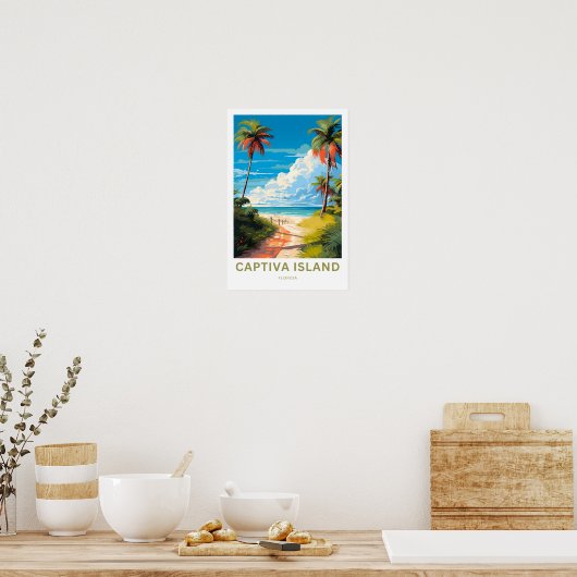 Captiva Island Florida Reisebericht Poster (Küche)