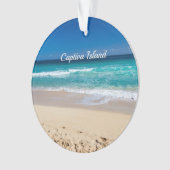 Captiva Island, Florida, Sandstrand Ornament (Vorderseite)