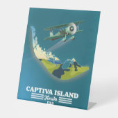 Captiva Island Florida USA Karte Sockelschild (Vorderseite)