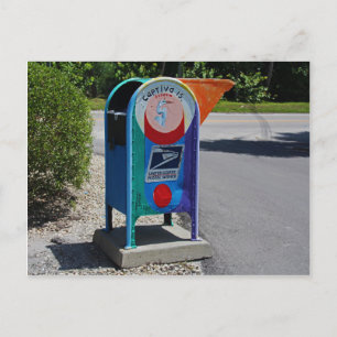 Captiva Island Mailbox - horizontal Postkarte