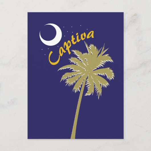 Captiva Island Night Postkarte (Vorderseite)