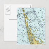 Captiva Island Vintage Wasserkarte Postkarte (Vorne/Hinten)