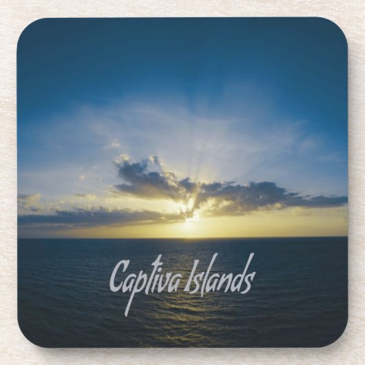 Captiva Islands Florida Getränkeuntersetzer (Vorderseite)