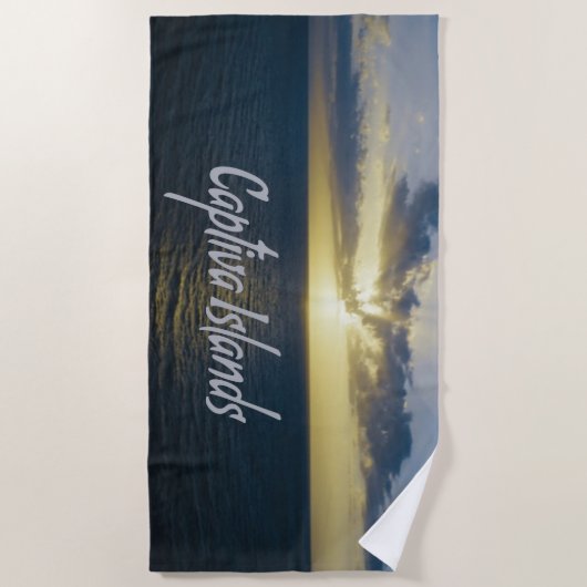 Captiva Islands Florida Strandtuch (Vorderseite)