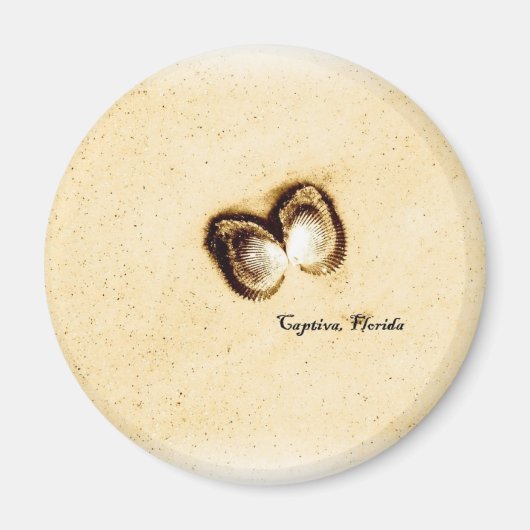 Captiva Muscheln Magnet (Vorne)