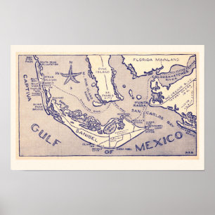 Captiva Sanibel 11x17 Print Poster