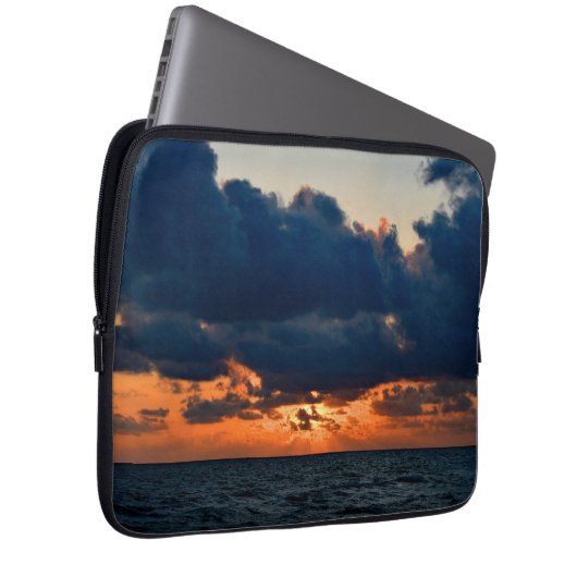 Captiva Sunset Laptopschutzhülle (Vorne Rechts)