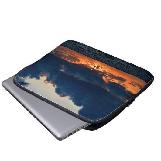 Captiva Sunset Laptopschutzhülle (Vorne Knopf)