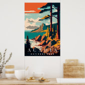 Captivating Acadia National Park Poster (Küche)