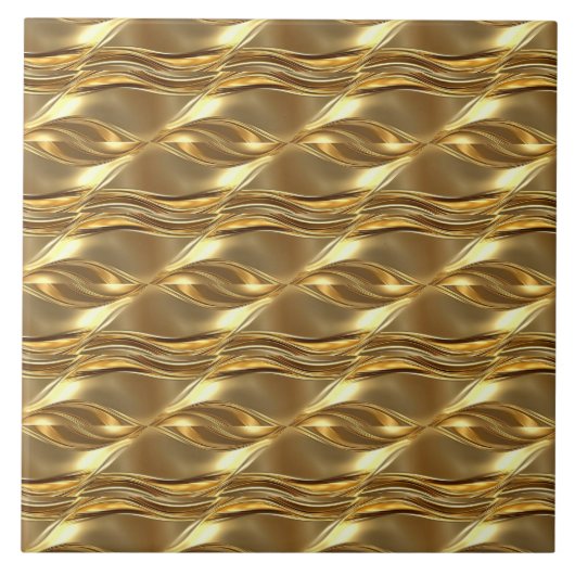 Captivating gold pattern fliese (Vorderseite)