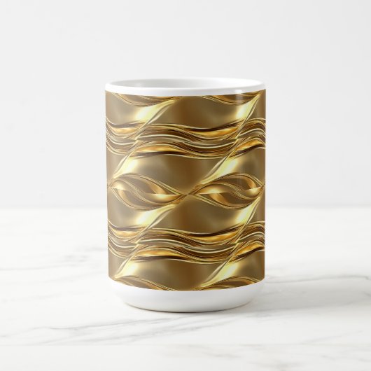Captivating gold pattern kaffeetasse (Mittel)