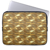 Captivating gold pattern laptopschutzhülle (Vorderseite)