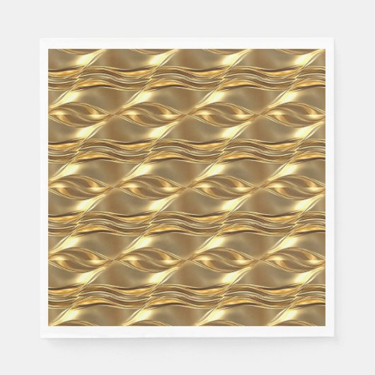 Captivating gold pattern serviette (Vorderseite)
