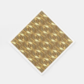 Captivating gold pattern serviette (Ecke)