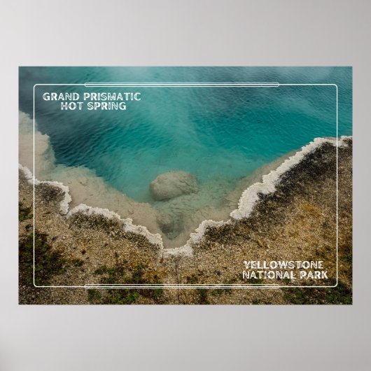 Captivating Grand Prismatic Yellowstone Poster (Vorne)