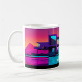 Captivating Illustration of a Gebäude in Pop Art Kaffeetasse (Links)