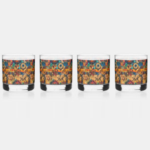 Captivating Indigo "Inherited Artistry" 12oz Rock Whiskyglas