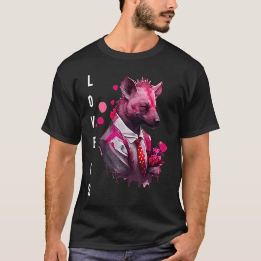 Captivating Love is With Heart Animal Valentine's  T-Shirt (Vorderseite)
