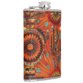 Captivating Navy "Intricate Echoes" 8oz Flask Flachmann (Rechts)