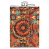 Captivating Navy "Intricate Echoes" 8oz Flask Flachmann (Rückseite)