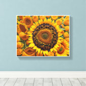 captivating scene of sunflowers leinwanddruck (Insitu (Holzboden))