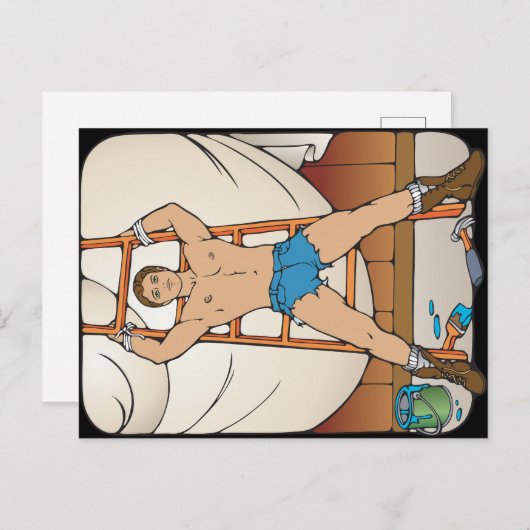 Captive Hunk Postcard Postkarte (Vorne/Hinten)