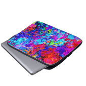 Captivierende Farbschemas Abstrakter Muster Laptopschutzhülle (Vorne Knopf)
