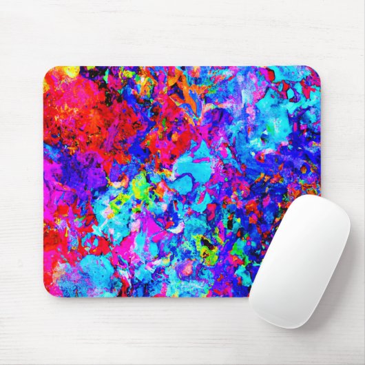 Captivierende Farbschemas Abstrakter Muster Mousepad (Mit Mouse)