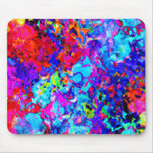 Captivierende Farbschemas Abstrakter Muster Mousepad (Vorne)