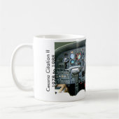 CAPTMOONBEAM Cessna Instrumentenbrett Zitat-II Kaffeetasse (Links)