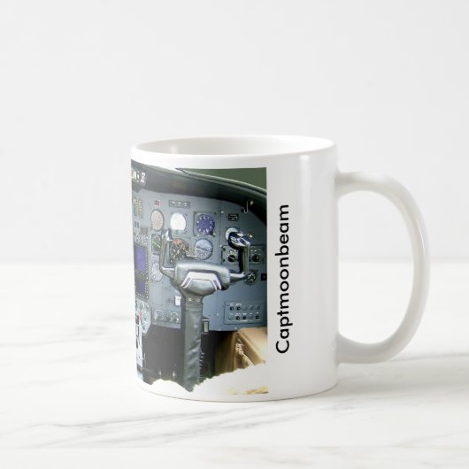 CAPTMOONBEAM Cessna Instrumentenbrett Zitat-II Kaffeetasse (Rechts)