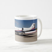 CAPTMOONBEAM Learjet 35A Kaffeetasse (VorderseiteRechts)