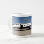 CAPTMOONBEAM Learjet 35A Kaffeetasse (Vorderseite Links)