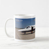 CAPTMOONBEAM Learjet 35A Kaffeetasse (Links)