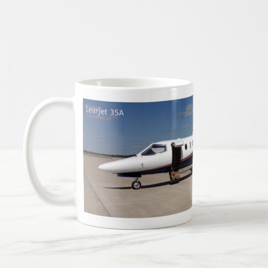 CAPTMOONBEAM Learjet 35A Kaffeetasse (Links)