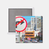CapTown Cityscape Street Südafrika Magnet (Vorderseite/Rückseite)