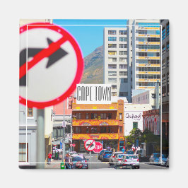 CapTown Cityscape Street Südafrika Magnet