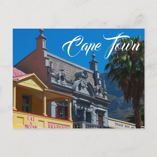 CapTown Cityscape Street Südafrika Postkarte (Vorderseite)