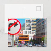 CapTown Cityscape Street Südafrika Postkarte (Vorne/Hinten)