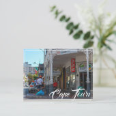 CapTown Cityscape Street Südafrika Postkarte (Stehend Vorderseite)