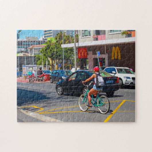 CapTown Cityscape Street Südafrika Puzzle (Horizontal)