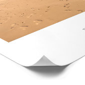 Captown Table Mountain Beach Poster (Ecke)
