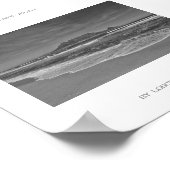 Captown Table Mountain Beach Poster (Ecke)