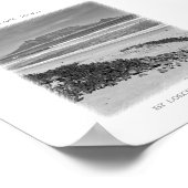 Captown Table Mountain Beach Poster (Ecke)