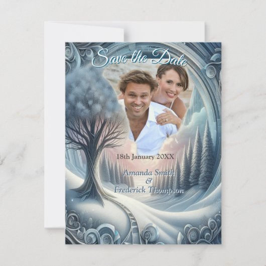 Capture Art Winter Scene & Snow and Ice Crystals Ankündigung (Vorderseite)