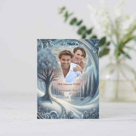 Capture Art Winter Scene & Snow and Ice Crystals Ankündigung (Stehend Vorderseite)