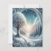 Capture Art Winter Scene & Snow and Ice Crystals Ankündigung (Rückseite)