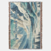 Capture Art Winter Scene & Snow and Ice Crystals Decke (Vorderseite Vertikal)
